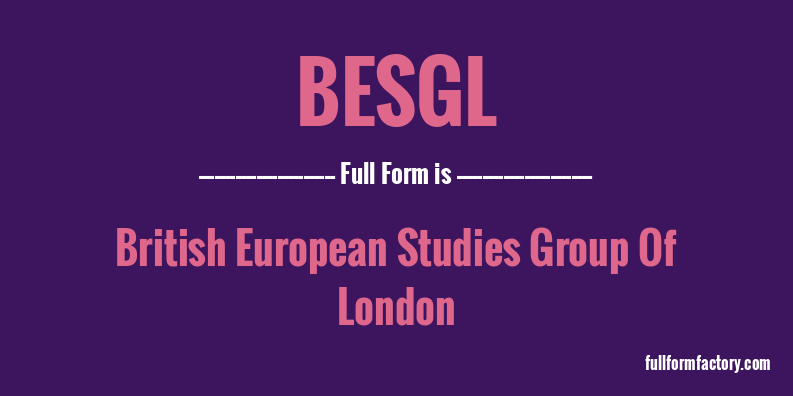 besgl-full-form