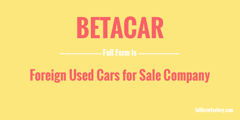 betacar-full-form