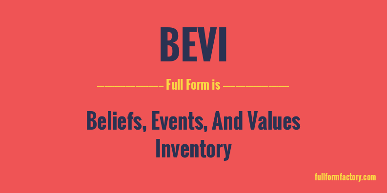 bevi-full-form