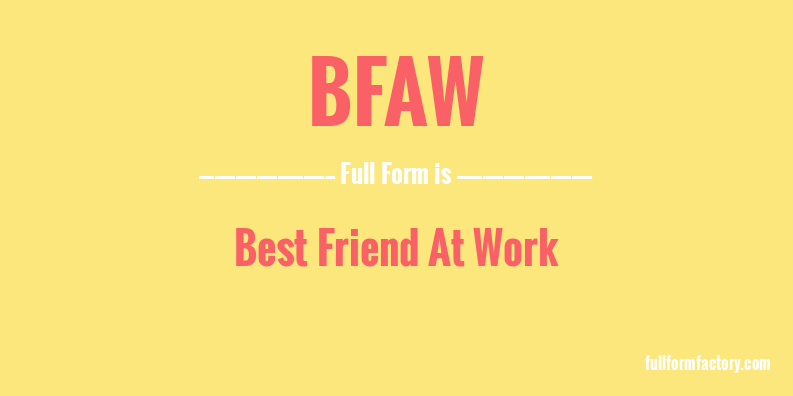 bfaw-full-form