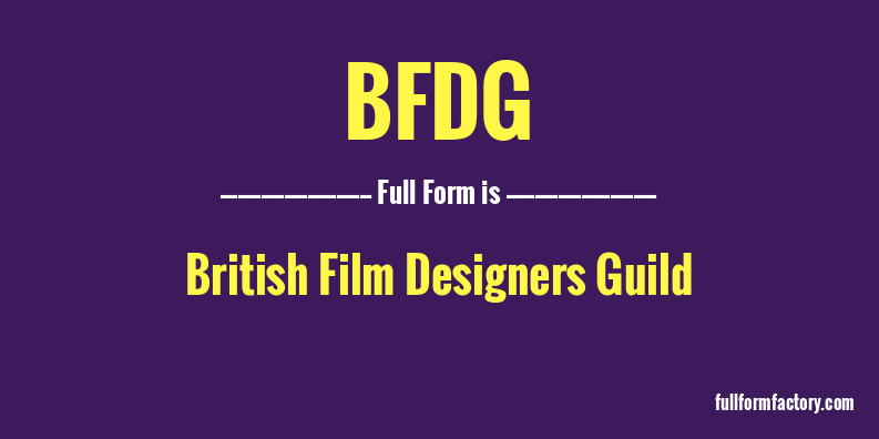 bfdg-full-form