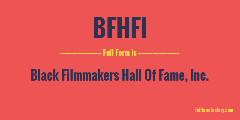bfhfi-full-form