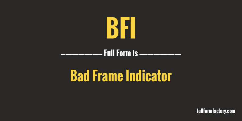 bfi-full-form