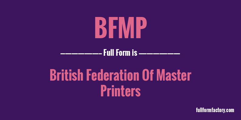 bfmp-full-form