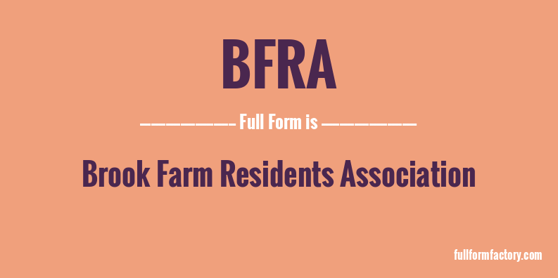 bfra-full-form