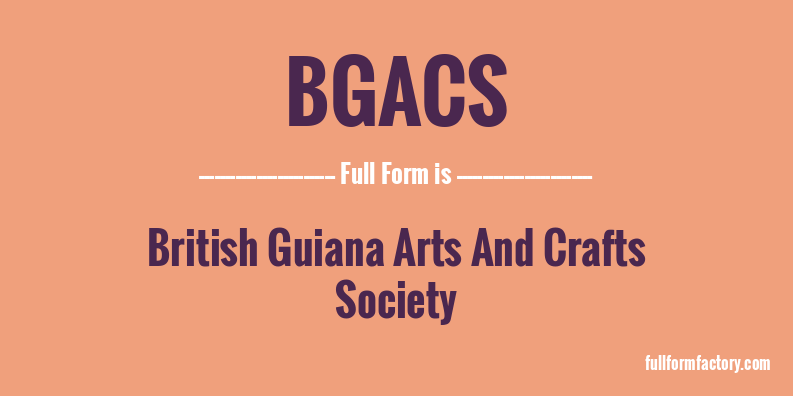 bgacs-full-form