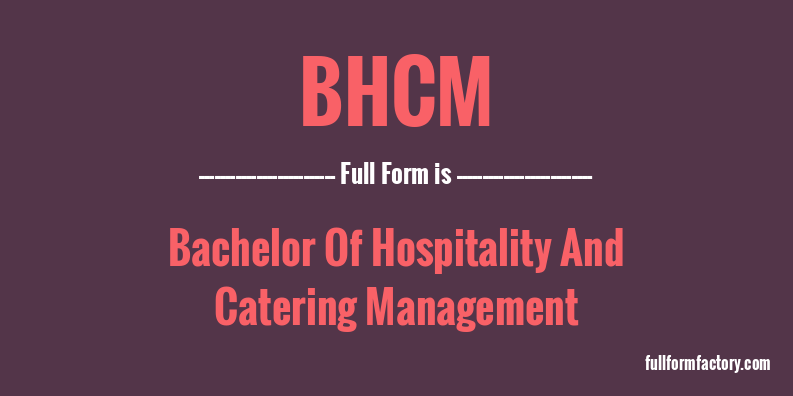 bhcm-full-form