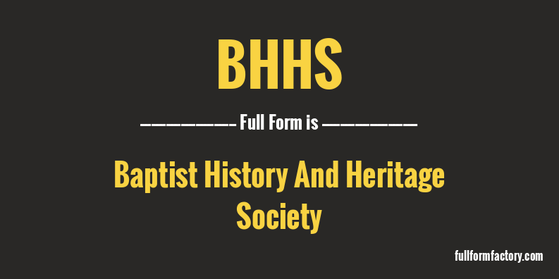 bhhs-full-form