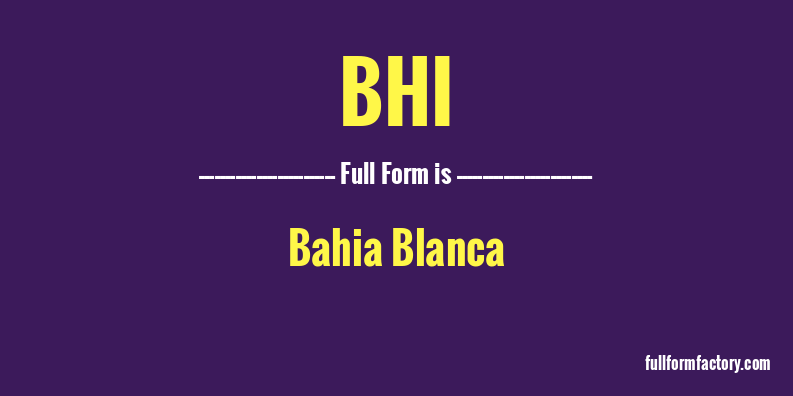 bhi-full-form