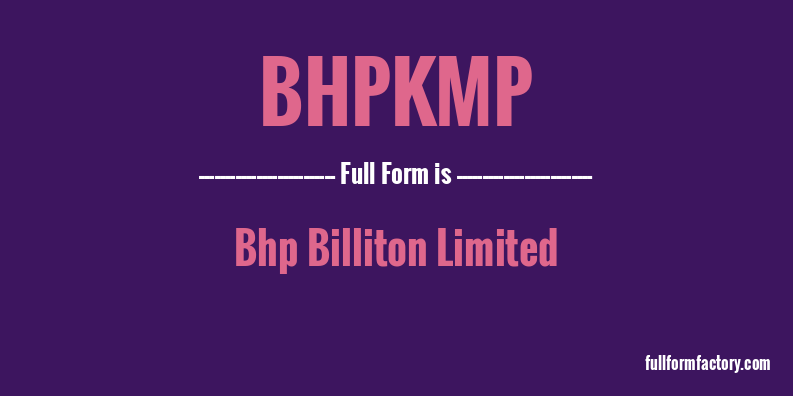 bhpkmp-full-form