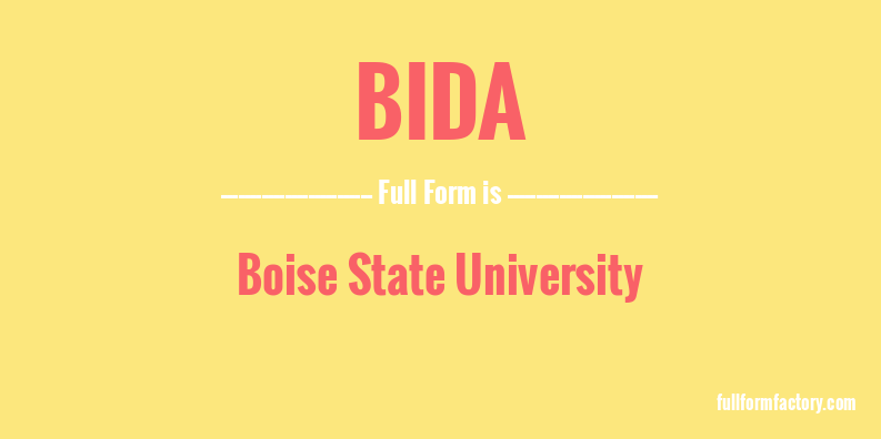 bida-full-form