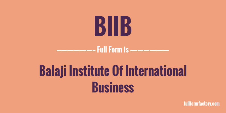 biib-full-form