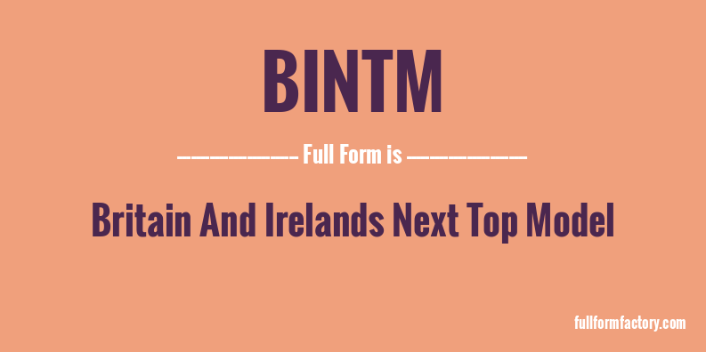 bintm-full-form
