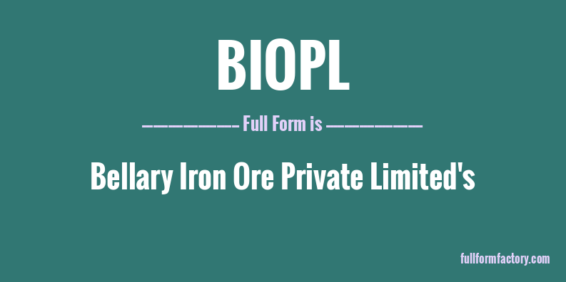 biopl-full-form