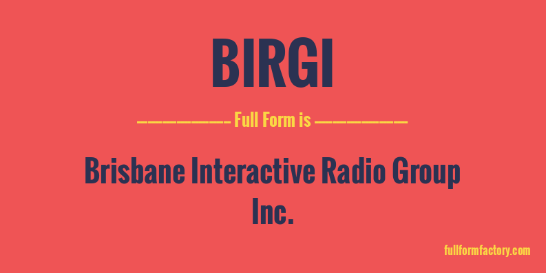 birgi-full-form