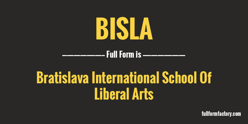 bisla-full-form