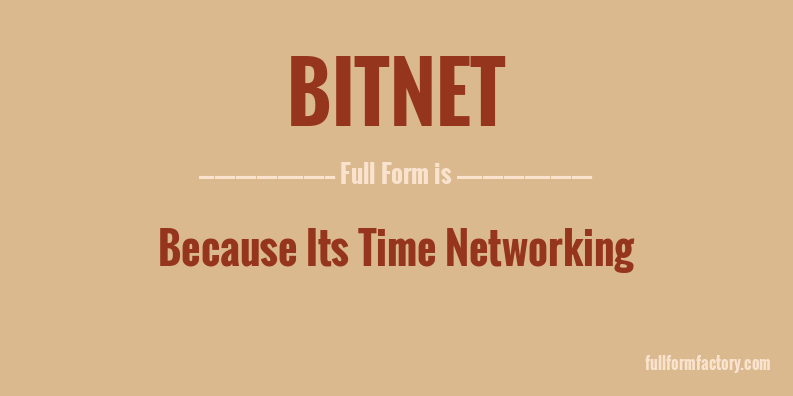 bitnet-full-form