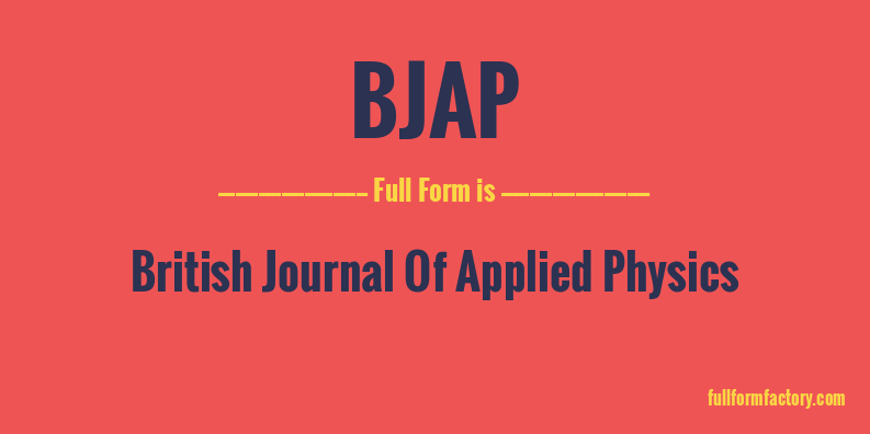 bjap-full-form