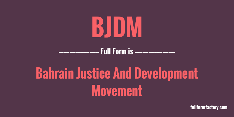 bjdm-full-form