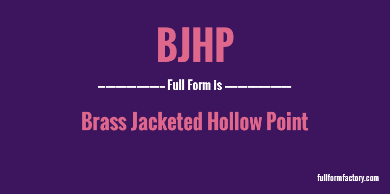 bjhp-full-form