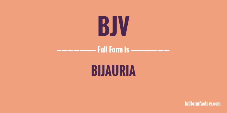 bjv-full-form