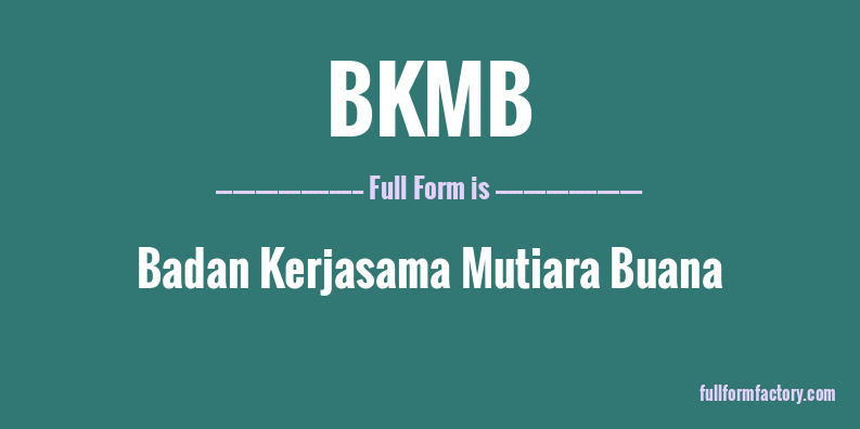 bkmb-full-form