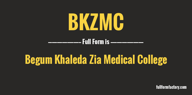 bkzmc-full-form