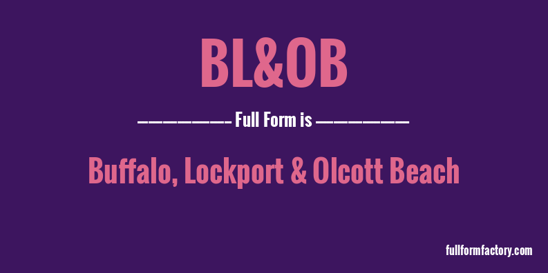 bl&ob-full-form