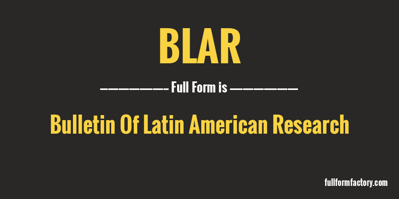 blar-full-form
