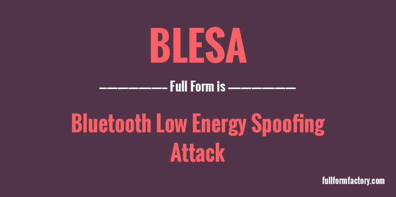 blesa-full-form
