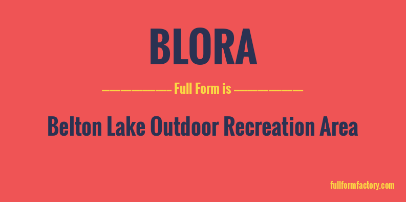 blora-full-form