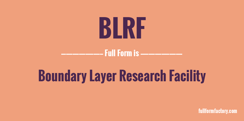 blrf-full-form