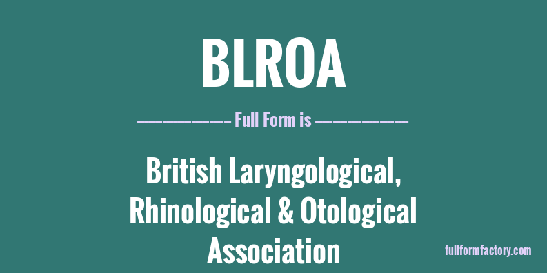 blroa-full-form