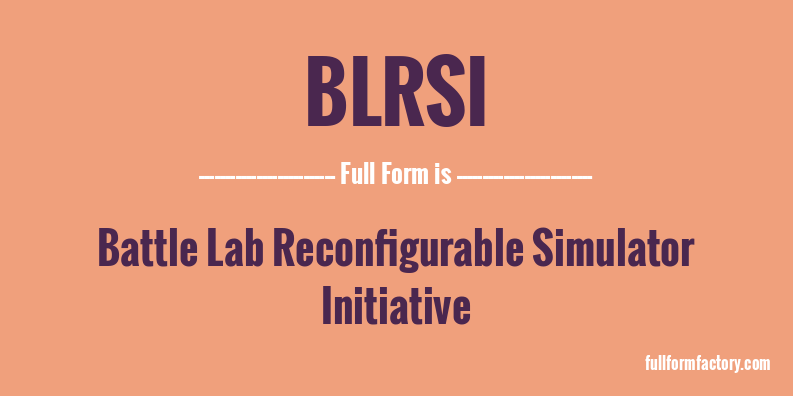 blrsi-full-form