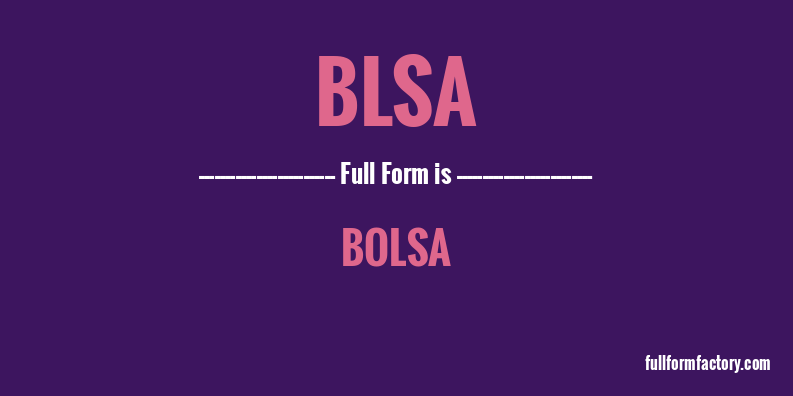blsa-full-form