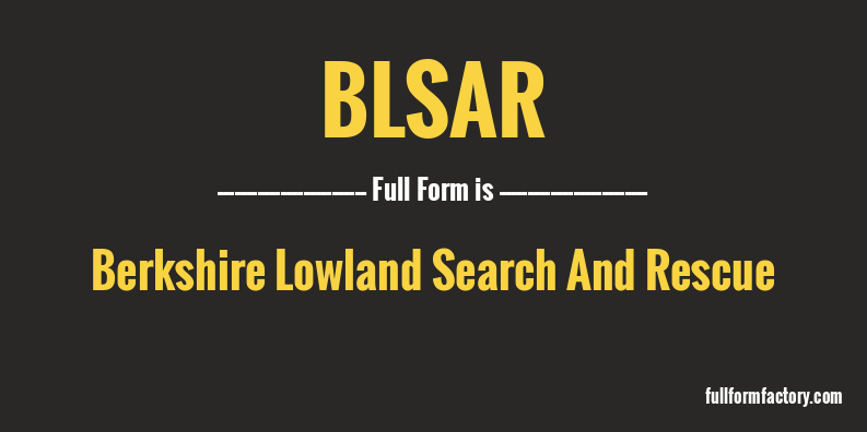 blsar-full-form