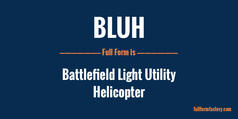 bluh-full-form