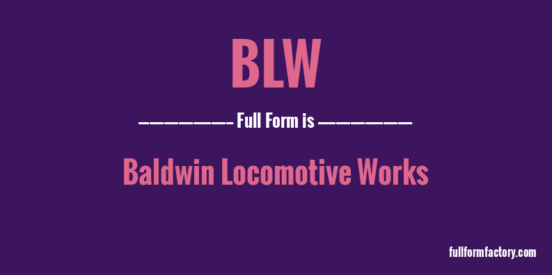 blw-full-form