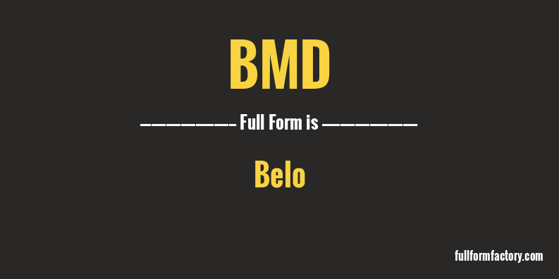 bmd-full-form