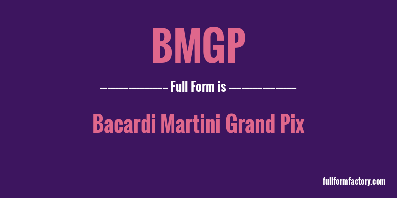 bmgp-full-form