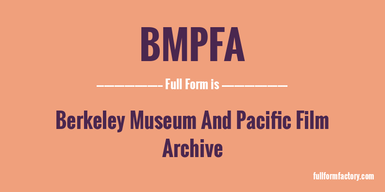 bmpfa-full-form