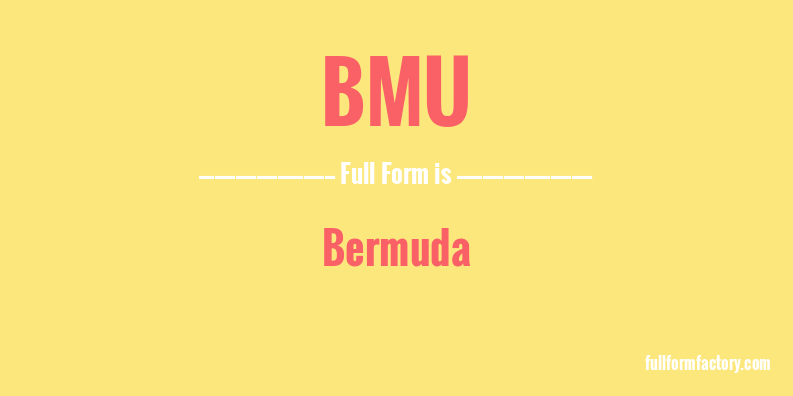 bmu-full-form