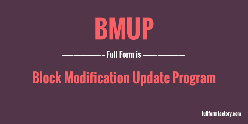 bmup-full-form