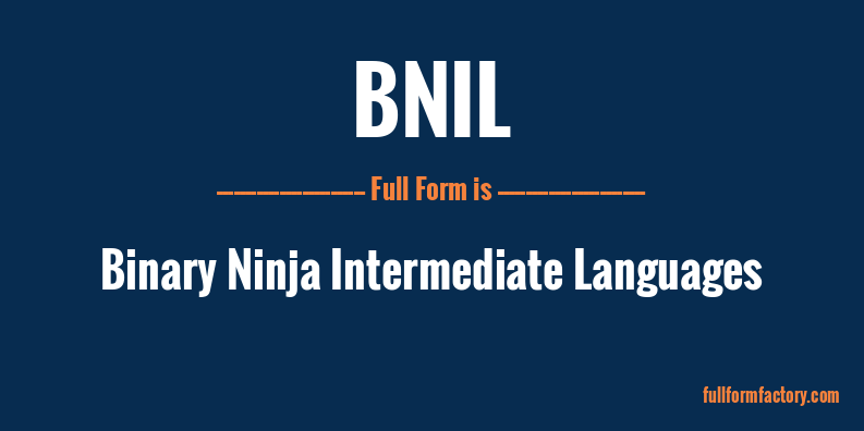 bnil-full-form