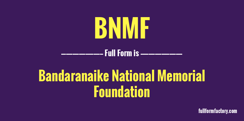 bnmf-full-form