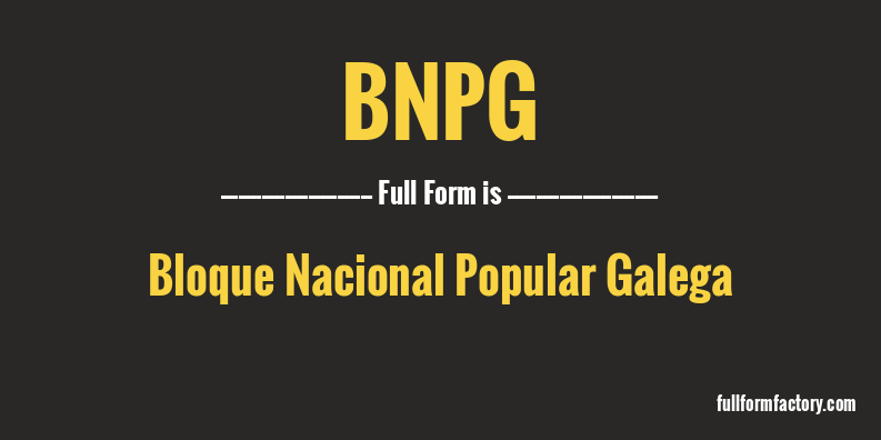 bnpg-full-form