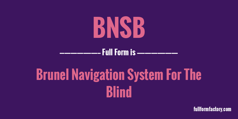 bnsb-full-form