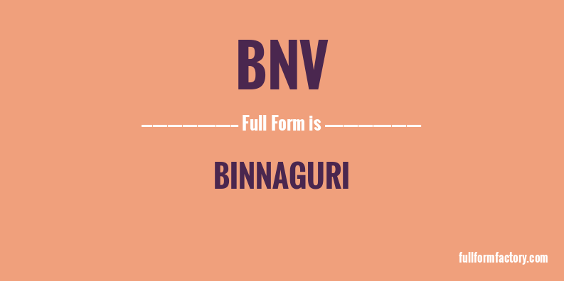 bnv-full-form