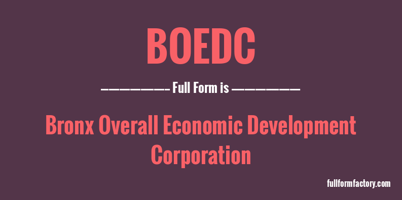boedc-full-form