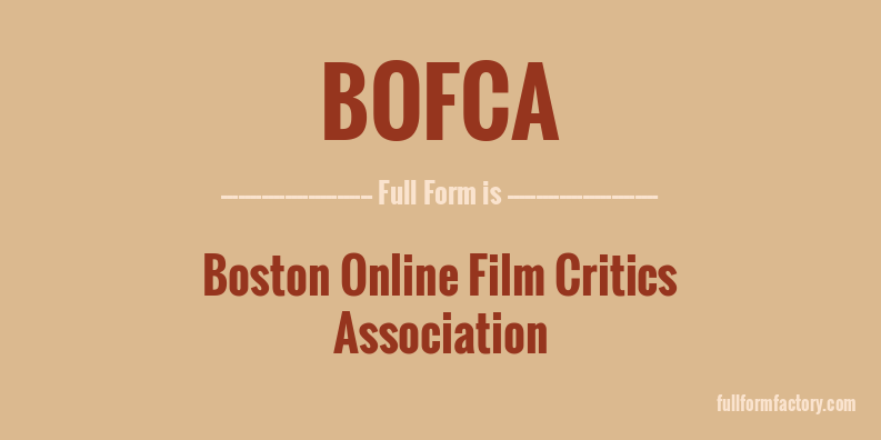 bofca-full-form